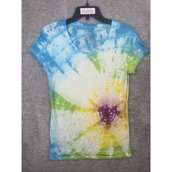 No Boundaries Women's Tie Die Shirt Size Large - Picture 1 of 8